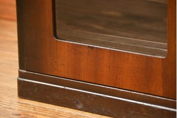 レトロ家具　昭和レトロ 小さな引き出し付きレコードケース(蓄音機)