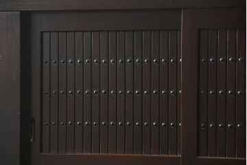 アンティーク家具　古民具・骨董 状態抜群の六尺水屋箪笥(食器棚、収納棚)