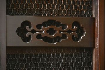 アンティーク家具　古民具・骨董 状態抜群の六尺水屋箪笥(食器棚、収納棚)