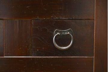 アンティーク家具　古民具・骨董 状態抜群の六尺水屋箪笥(食器棚、収納棚)