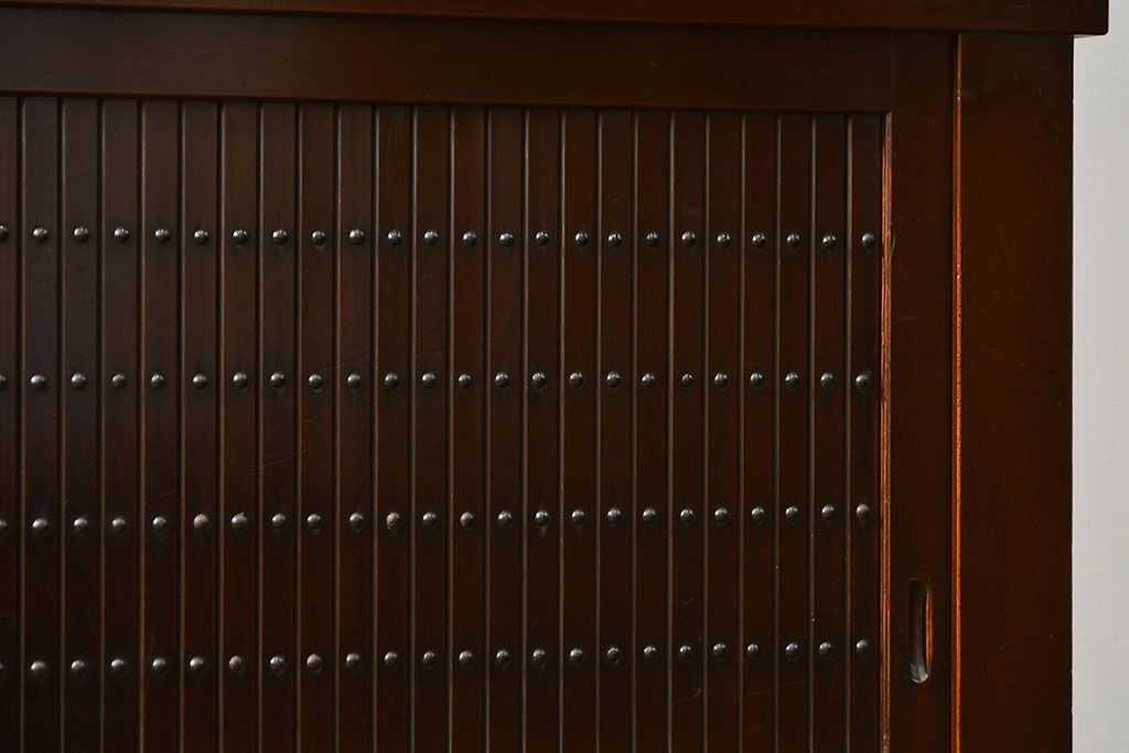 アンティーク家具　古民具・骨董 状態抜群の六尺水屋箪笥(食器棚、収納棚)