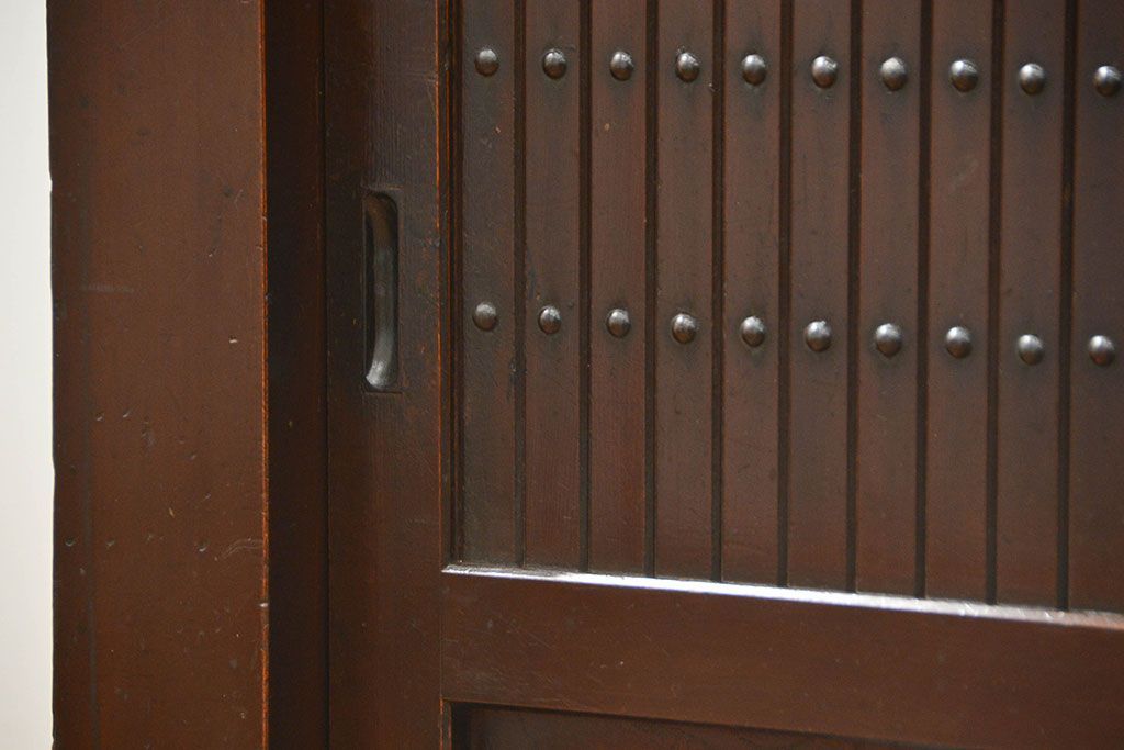 アンティーク家具　古民具・骨董 状態抜群の六尺水屋箪笥(食器棚、収納棚)