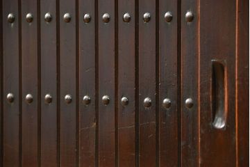 アンティーク家具　古民具・骨董 状態抜群の六尺水屋箪笥(食器棚、収納棚)