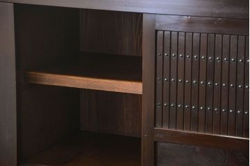 アンティーク家具　古民具・骨董 状態抜群の六尺水屋箪笥(食器棚、収納棚)