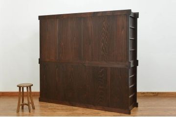 アンティーク家具　古民具・骨董 状態抜群の六尺水屋箪笥(食器棚、収納棚)