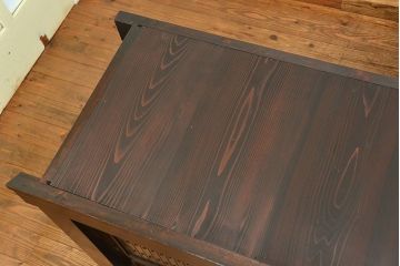 アンティーク家具　古民具・骨董 状態抜群の六尺水屋箪笥(食器棚、収納棚)