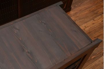 アンティーク家具　古民具・骨董 状態抜群の六尺水屋箪笥(食器棚、収納棚)