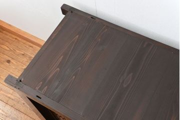 アンティーク家具　古民具・骨董 状態抜群の六尺水屋箪笥(食器棚、収納棚)