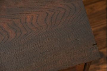 レトロ家具　昭和レトロ 小さな引き出し付き収納棚(本棚)