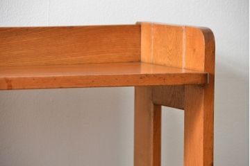 レトロ家具　昭和レトロ 古い栓材 シンプルな本棚(ブックシェルフ、飾り棚)