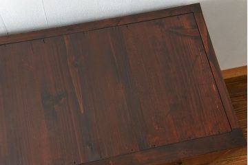 アンティーク家具　古民具・骨董 シンプルな四丁引き時代箪笥(たんす、タンス、チェスト)