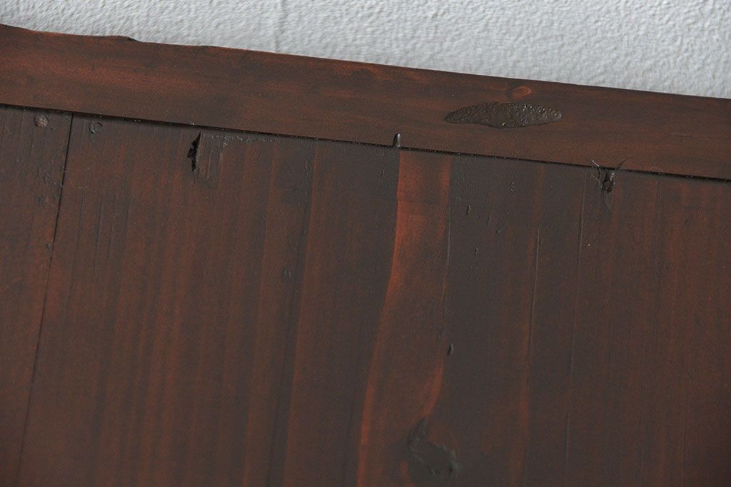 アンティーク家具　古民具・骨董 シンプルな四丁引き時代箪笥(たんす、タンス、チェスト)