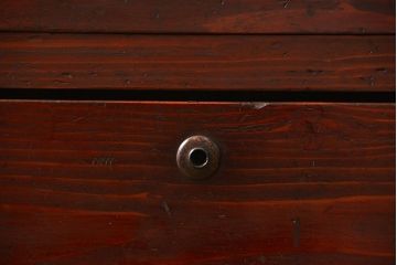 アンティーク家具　古民具・骨董 シンプルな四丁引き時代箪笥(たんす、タンス、チェスト)