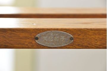 アンティーク家具　アンティーク 古いナラ材の脚立(ステップ、ラダー、飾り棚)