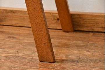 アンティーク家具　アンティーク 古いナラ材の脚立(ステップ、ラダー、飾り棚)