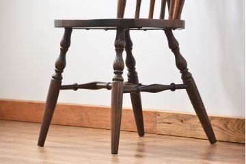 ヴィンテージ家具　ビンテージ ナラ材のスティックバックチェア(イス、椅子)