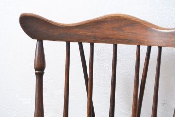 ヴィンテージ家具　ビンテージ ナラ材のスティックバックチェア(イス、椅子)