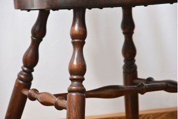 ヴィンテージ家具　ビンテージ ナラ材のスティックバックチェア(イス、椅子)