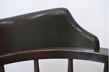 中古　北海道民芸家具　キャスターチェア(イス、椅子、デスクチェア)