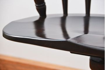 中古　北海道民芸家具　キャスターチェア(イス、椅子、デスクチェア)