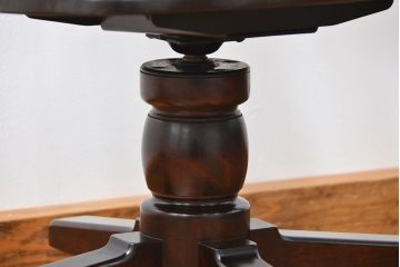 中古　北海道民芸家具　キャスターチェア(イス、椅子、デスクチェア)