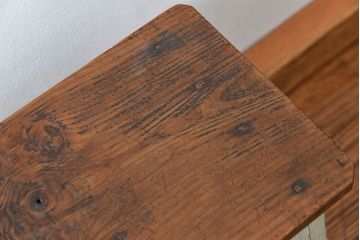 アンティーク家具　アンティークペイント　　かわいい踏み台　スツール(椅子、イス、ステップ)
