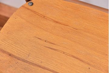 ヴィンテージ家具　昭和レトロ 1960年代 使い込まれたビンテージアイアンチェア 5脚セット(イス、椅子)