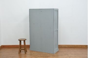 アンティーク家具　アンティークペイント かわいいダイヤガラスチェスト(たんす、タンス、ドロワー)