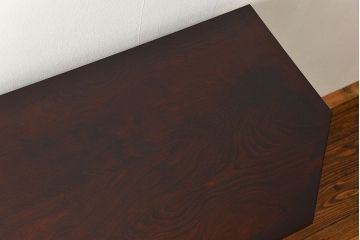 中古　北海道神居民芸高級サイドボード定価約34万円(サイドキャビネット、ガラスケース、収納棚)