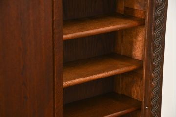 アンティーク家具　アンティーク ペザントアート 木工作家 林二郎作　キャビネット(カップボード)　