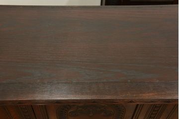 アンティーク家具　アンティーク ペザントアート 木工作家 林二郎作　キャビネット(カップボード)　