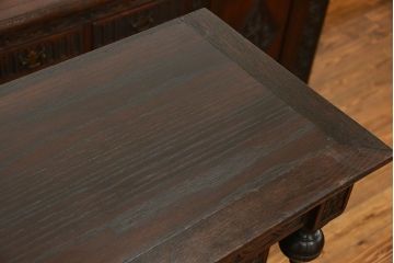 アンティーク家具　アンティーク ペザントアート 木工作家 林二郎作　キャビネット(カップボード)　