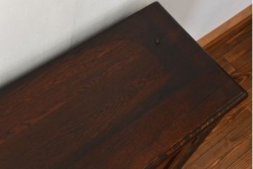 アンティーク家具　アンティーク ペザントアート 木工作家 林二郎作　キャビネット(カップボード)　