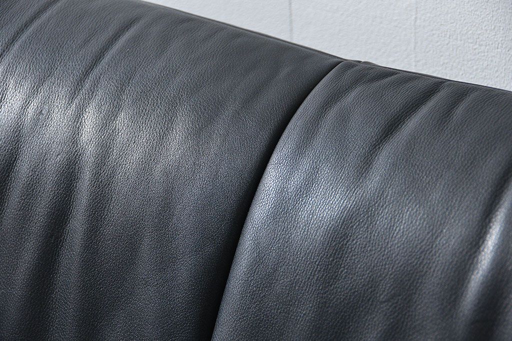 中古 デセデ(de Sede) 本革 2人掛けワイドソファ DS-140 (定価 約100万円)