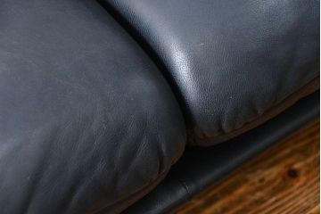 中古 デセデ(de Sede) 本革 2人掛けワイドソファ DS-140 (定価 約100万円)