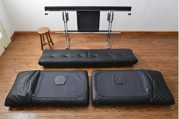 中古 デセデ(de Sede) 本革 2人掛けワイドソファ DS-140 (定価 約100万円)