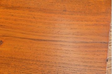 アンティーク家具　古民具・骨董 古い栗材の角ちゃぶ台(テーブル、机)
