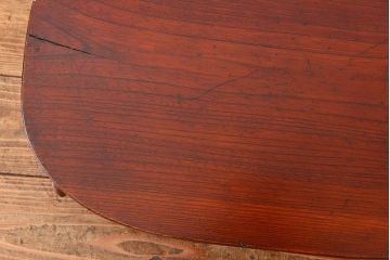 アンティーク家具　アンティーク 古い欅材の小さな花台