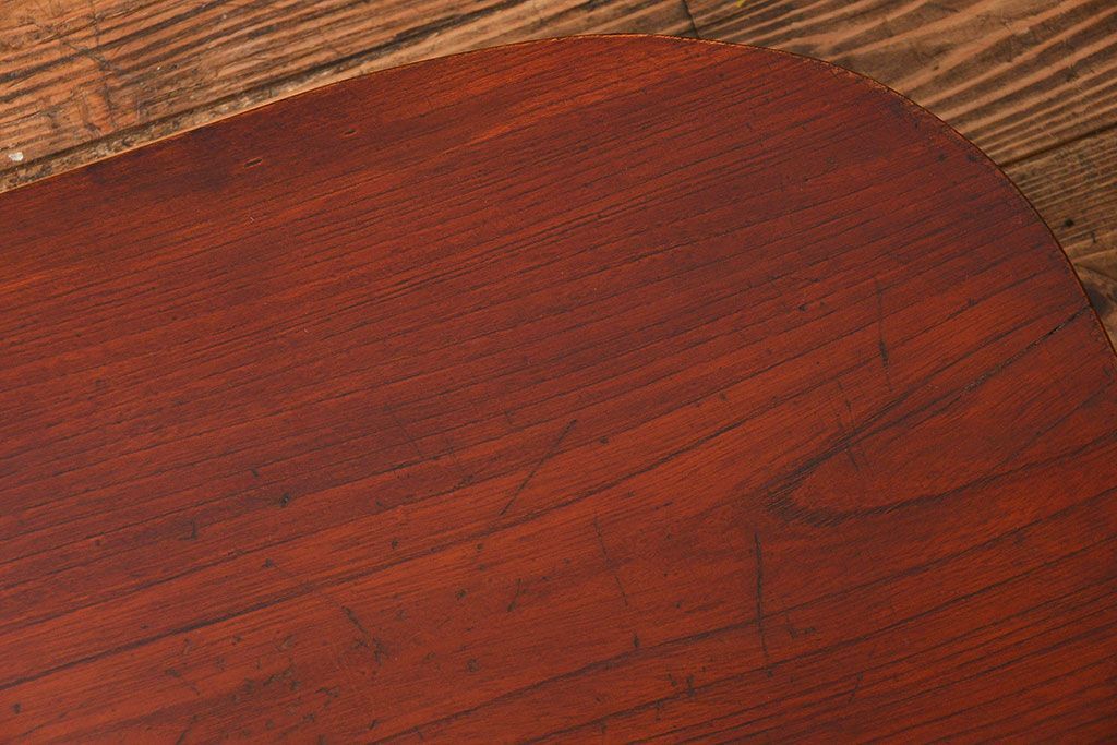 アンティーク家具　アンティーク 古い欅材の小さな花台