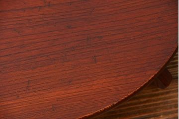 アンティーク家具　アンティーク 古い欅材の小さな花台