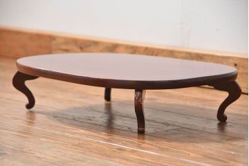 アンティーク家具　アンティーク 古い欅材の小さな花台