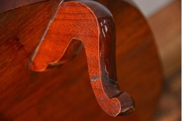 アンティーク家具　アンティーク 古い欅材の小さな花台