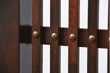 中古松本民芸家具　格子衝立(1)(パーテーション)