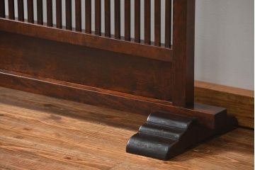 中古松本民芸家具　格子衝立(2)(パーテーション)