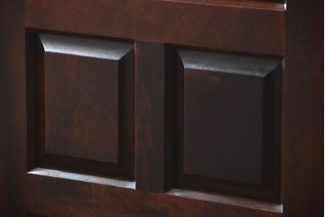 中古　北海道民芸家具　2段重ねワードローブ(洋服タンス、洋服箪笥)