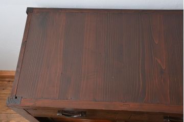 アンティーク家具　古民具・骨董 味わい深い関西帳場箪笥(時代箪笥)