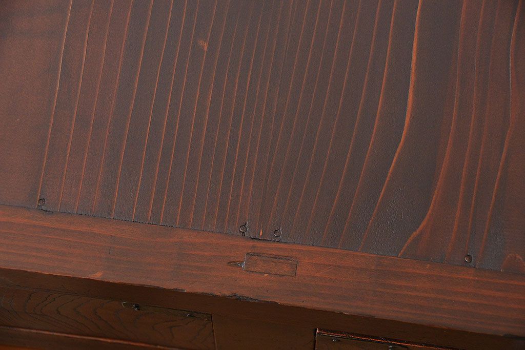 アンティーク家具　古民具・骨董 味わい深い関西帳場箪笥(時代箪笥)