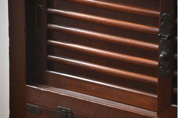 アンティーク家具　古民具・骨董 味わい深い関西帳場箪笥(時代箪笥)