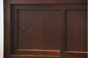 アンティーク家具　古民具・骨董 作りの良い三杯引き出し収納棚(時代箪笥、ローボード、置き床)