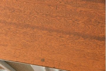 アンティーク家具　アンティークペイント　かわいい脚付きキッチンキャビネット(2)(食器棚、収納棚)